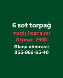 Torpaq sahəsi Satılır
