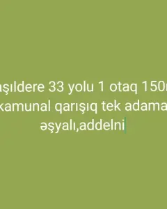 Kirayə verilir